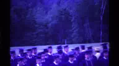 Ohio USA (1969): University Graduation In A Big Park With A Lot Of Trees