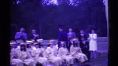 Ohio USA (1969): Traditional Ceremony With A Large Crowd In Costumed Garb And