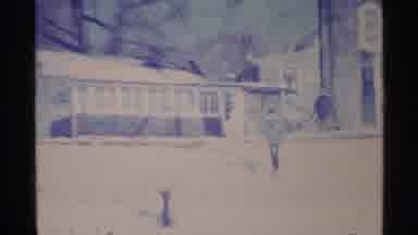 Ohio USA (1969): A Place With Full Of Snow And Full Street Filled With Snow And