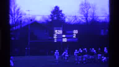Ohio USA (1969): People Watch The Football Game And Camera Pauses On The