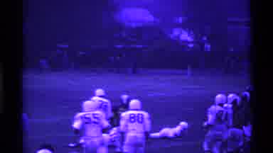 Ohio USA (1969): Kids Pile Onto The Field To Play Football And Tackle Each Other