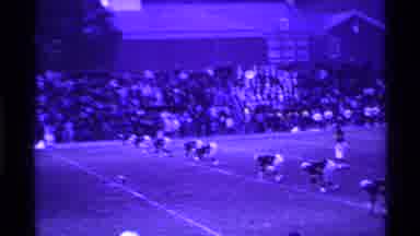 Ohio USA (1969): Old Caption American Football Players Running Playing On The