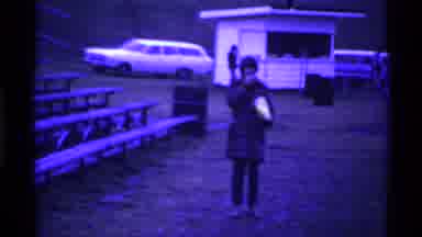 Ohio USA (1969): Football Player On The Field Practicing
