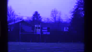 Ohio USA (1969): An Empty Stadium Filmed With An Old Cam In Bad Quality