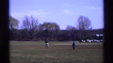 Florida Michigan (1970): A Family Members Are Playing Around The Ground With The