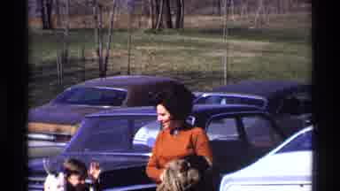 Florida Michigan (1970): A Mother Was Very Happy To See Their Children Are Really