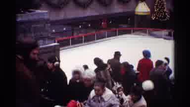 New York City (1970): Getting Ready For The Hockey Game To Start With Lots Of