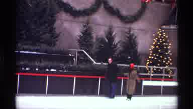 New York City (1970): Ice Skaters And Ice Skater Owner Mingling And Skating At The