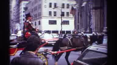New York City (1970): Guy In Carriage Circling The Street