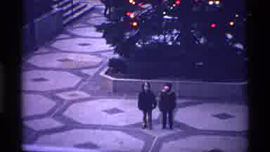New York City (1970): Two Young Kids Are Standing Together In The Cold Outside And