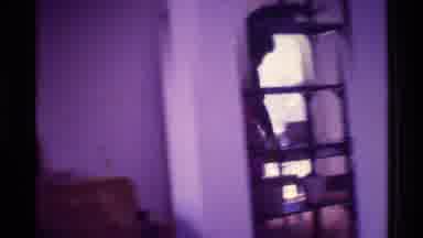 Florida USA (1973): Mommy Walks Through The House While Kids Sit On The Couch