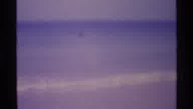 Florida USA (1973): Three People Sitting In Beach Sand On A Bright Sunny Day