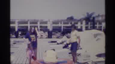 New York (1973): Family On The Boat Dock At The Marina Getting Ready To Go Boating