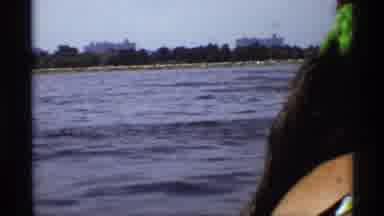 New York (1973): The Speed Boat Is Moving Very Quickly On The Water And No One Is