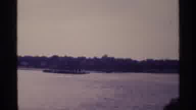 New York (1973): Panning View Of Cottages Along The Water