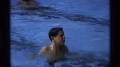 New York (1973): Kids Having Fun Diving Swimming In To The Pool Enjoying Summer