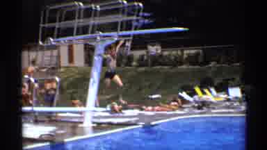 New York (1973): Cooling Off At The Pool While Vacationing In New York