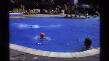 New York (1973): A Group Of Swimming Playing In The Huge Ground Playing Very