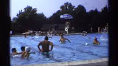 New York (1973): A More Members Are Swimming In The Pool And Enjoys The Place