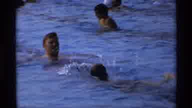 New York (1973): Children Enjoying A Swimming Pool
