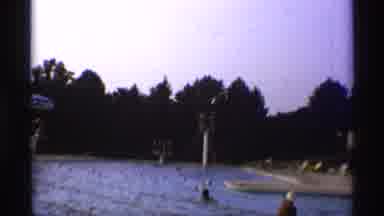 New York (1973): Old Film Footage Of Someone Jumping Off Of A High Dive With Zoom