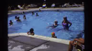 New York (1973): Happy Children Swimming In The Pool