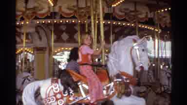 Orlando Florida (1974): Kids Are Enjoying The Revolving Rides In The Fantasy Park