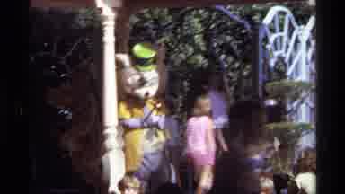 Orlando Florida (1974): Disney Animals Dancing Along With Kids And Parents In The