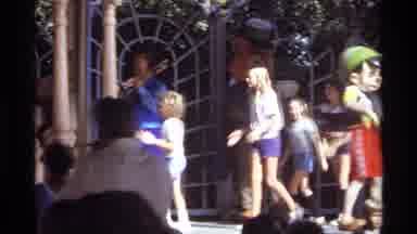 Orlando Florida (1974): Disneyland Cast Showcasing Their Disney Costumes To The