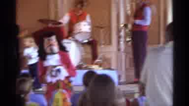Orlando Florida (1974): People In Charter Costume And Children Dance Together On