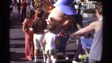 Orlando Florida (1974): A Toy Like Man Was Playing In The Road With The Numbers Of