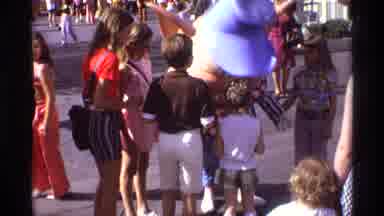 Orlando Florida (1974): Kids Are Having Fun With A Big Animated Toy