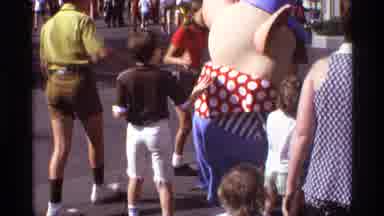 Orlando Florida (1974): A Group Of Boys And Girls Are Playing Around The Toy Man