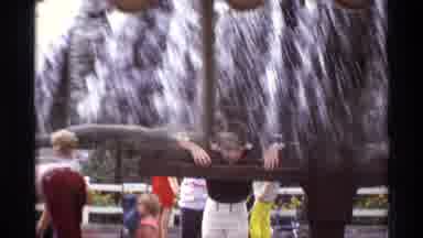 Orlando Florida (1974): A Children To Enjoying The Holiday From Park Side And