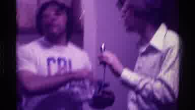 Kentucky (1976): Man With Small Mic Holds It Up And Shows It To The Other Man And
