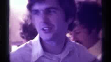 Kentucky (1976): Three Guys Talking About Something In A Party With A Lot Of