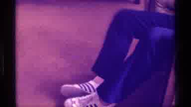 Kentucky (1976): A Fat Man Sitting Lifts His Feet And Shows His Shoe