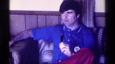 Kentucky (1976): Man And Woman In Late 20th Century Home Living Room Lounging And