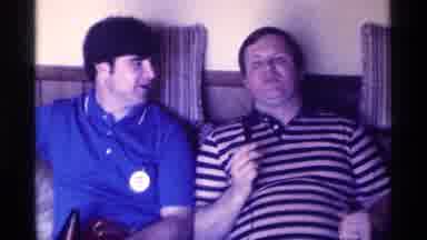 Kentucky (1976): Man Wearing Striped Shirt Interviews Man Wearing Blue Shirt With