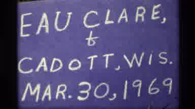 Madison Wisconsin (1966): Eu Clare And Cadette Wisconsin March 30 1969 Man Walking