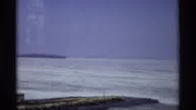 Madison Wisconsin (1966): Lake Completely Frozen By Beach Seen Underneath Pier And