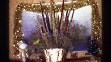 Chicago Illinois (1968): Colorful Christmas Decorations Next To Beautiful