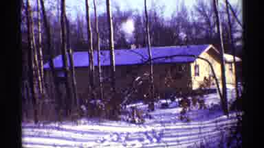 Chicago Illinois (1968): Curious Group Walking Towards The Smoking Yellow House