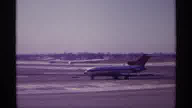 Chicago Illinois (1968): Commercial Aircraft Leaving Chicago On A Cold Day In