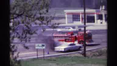 Chicago Illinois (1968): Smoking Car Broke Down And People Just Driving By In The