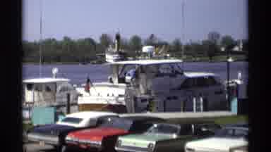 Holland Michigan (1969): Camping Cabin With Beautiful Lake View With A Boat