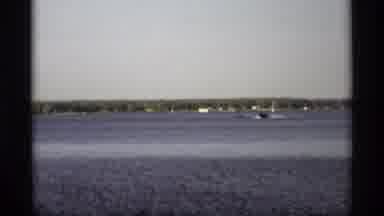 Holland Michigan (1969): Boat On The Lake Tree In The Environment House Around The