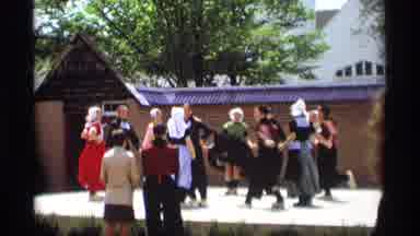 Holland Michigan (1969): A Huge Ladies Group Of People Are Dancing Around The