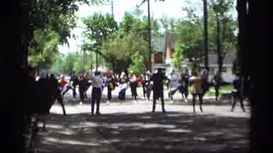 Holland Michigan (1969): A Group Of Ladies Dancing In The Middle If The Street And