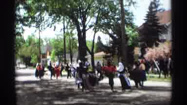 Holland Michigan (1969): People Dancing In Two Big Circles On A Sunny Day